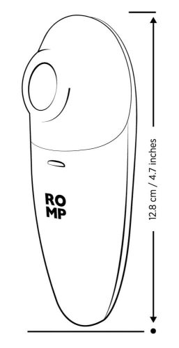 ROMP Switch X - akkus léghullámos csiklóizgató (barack)