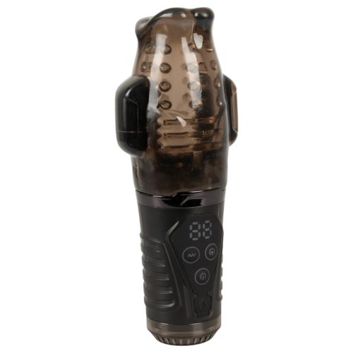 Stroker - szívó, rezgő maszturbátor (szürke)