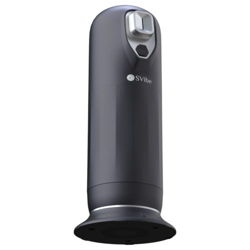 Snail Vibe Jet - lökő maszturbátor melegítő funkcióval (fekete)