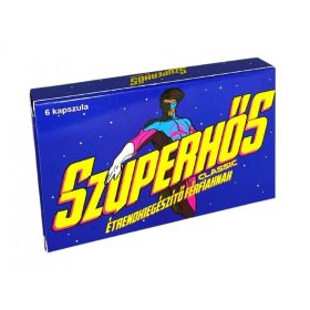   Szuperhős Classic - erős étrend-kiegészítő kapszula férfiaknak (6db)