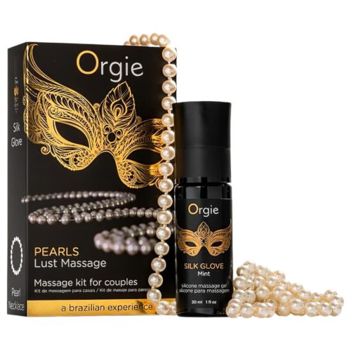 Orgie Pearls Lust - masszázsgél gyöngynyaklánccal