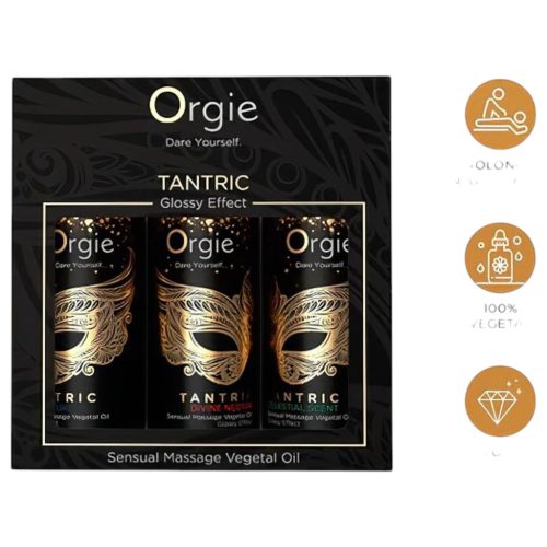 Orgie Tantric - érzéki masszázsolaj szett (3x30ml)