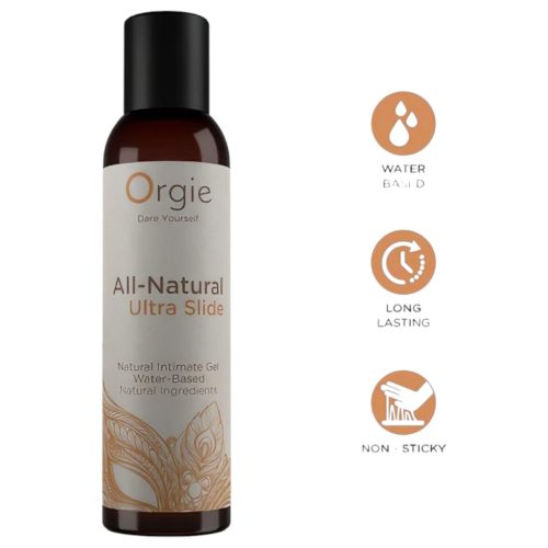 Orgie All Natural - hosszan tartó síkosító gél - eper (150ml)