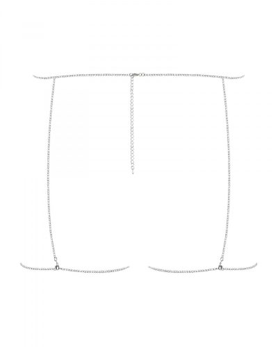 Obsessive Bijou 905 - ékszer testhám alsó (ezüst) - S-L