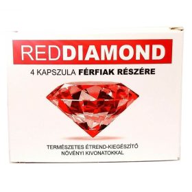   Red Diamond - természetes étrend-kiegészítő férfiaknak (4db)