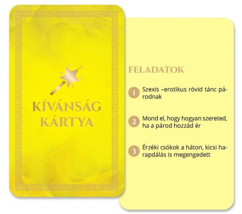 Érzékek Játéka - felnőtt társasjáték