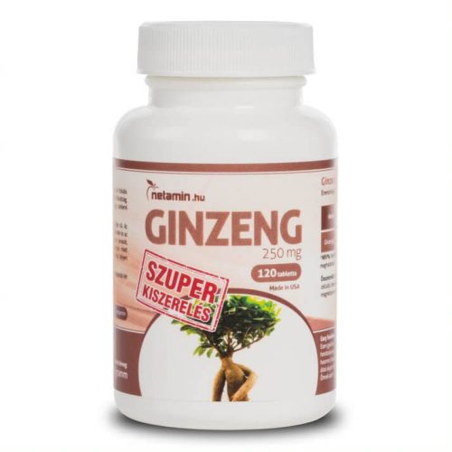 Netamin Ginzeng 250mg - étrendkiegészítő kapszula (40db)