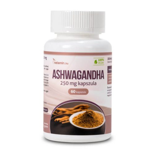 Netamin Ashwagandha 250mg - étrendkiegészítő kapszula (60db)