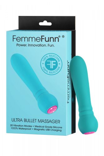 FemmeFunn Ultra Bullet - akkus, prémium rúdvibrátor (türkiz)