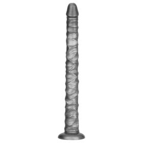   Lovetoy King Sized - extra nagy vibrátor - 40,5 cm (szürke)