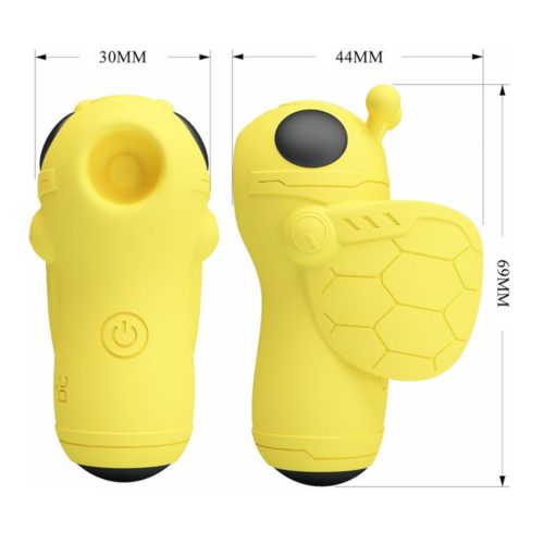 Pretty Love Magic Bee - csiklóizgató ujjvibrátor (sárga)