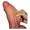 Lovetoy Nature Cock - kétrétegű élethű dildó - 25cm (natúr)