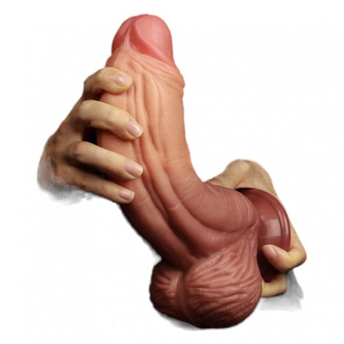 Lovetoy Nature Cock - kétrétegű élethű dildó - 25cm (natúr)