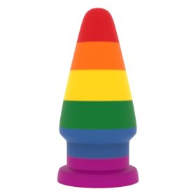   Lovetoy Prider - anál tágító dildó - 15cm (szivárvány)