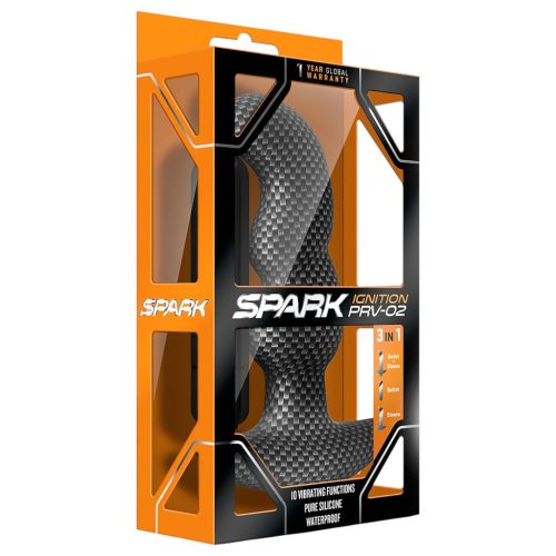 Blush Spark - vízálló anál vibrátor (fekete)