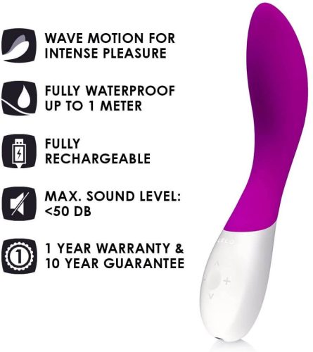 LELO Mona Wave - vízálló G-pont vibrátor (lila)