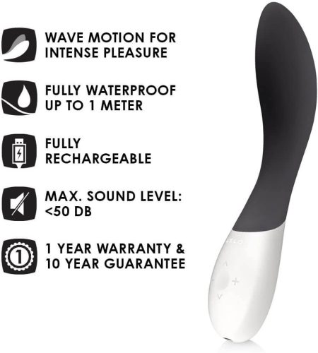 LELO Mona Wave - vízálló G-pont vibrátor (fekete)