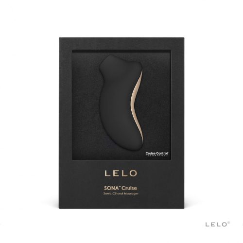 LELO Sona Cruise - hanghullámos csiklóizgató (fekete)
