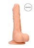 RealRock Dong 9 - élethű, herés dildó (23cm) - natúr