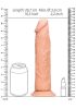 RealRock Dong 10 - élethű dildó (25cm) - natúr