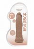 RealRock Penis Sleeve 6 - péniszköpeny (17cm) - sötét natúr