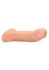 RealRock Penis Sleeve 9 - péniszköpeny (21,5cm) - natúr