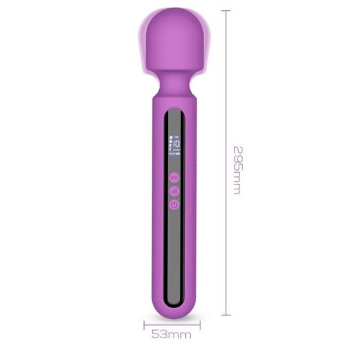 Engily Ross Aura - akkus, digitális masszírozó vibrátor (lila)