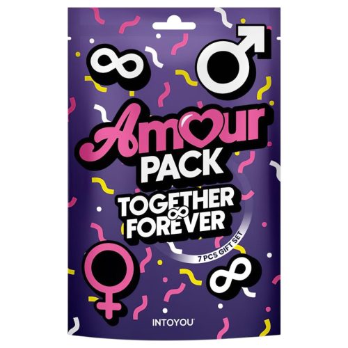 Amour Pack Forbidden Desires - kezdő szett vibrátorral - 7 részes