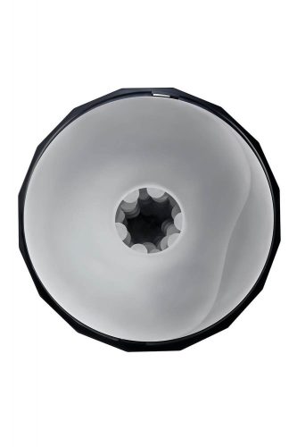 Playboy Solo Stroker - akkus szívó rezgő maszturbátor (fekete)