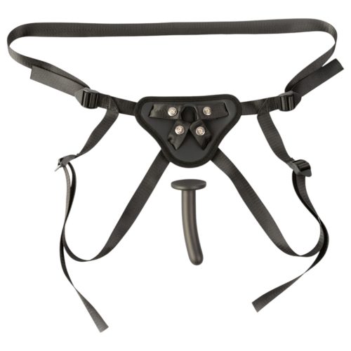 Sei Mio - felcsatolható dildó hámmal (fekete)