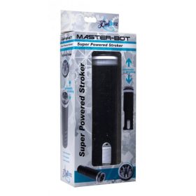   Master-Bot - fel-le mozgó, puha tüskés száj maszturbátor (fekete)
