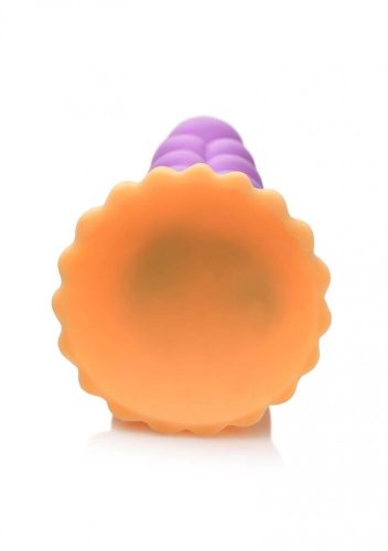 Monstropus Kraken - unikornis szilikon dildó - 21cm (lila-sárga)