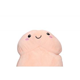 Ölelhető kövér pénisz plüss - 30cm (natúr)