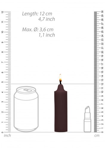 Ouch Chocolate - paraffin testgyertya csokoládé illattal (100g)