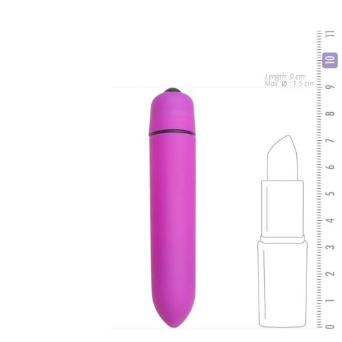 Easytoys Bullet - vízálló rúdvibrátor (lila)