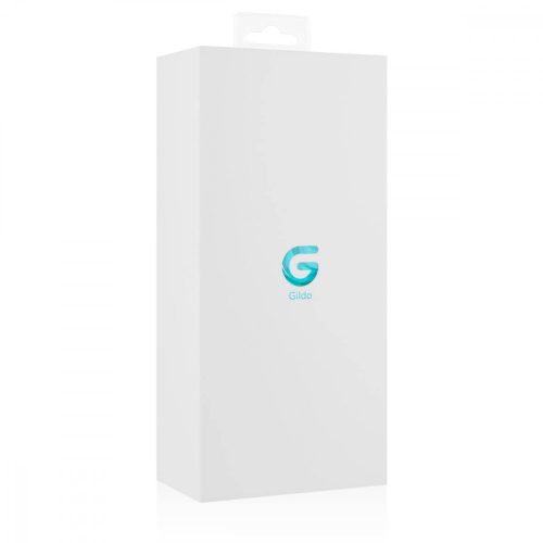 Gildo Glass No. 20 - gyöngyös üveg dildó (áttetsző)