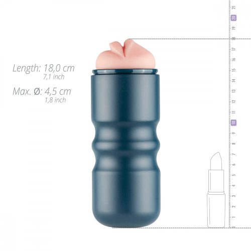 FPPR. - élethű száj maszturbátor (világos natúr)