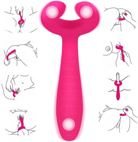 Easytoys - akkus, vízálló párvibrátor (pink)