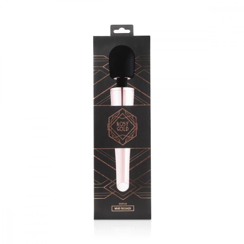 Rosy Gold Wand - akkus, masszírozó vibrátor (rosegold)