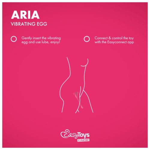 EasyConnect - okos vibrációs tojás (pink)