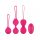 Easytoys LoveBalls - vibrációs gésagolyó szett - 3 részes (pink)