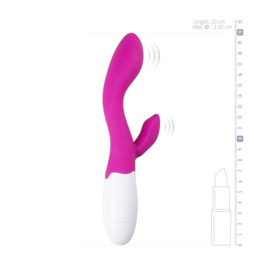 Easytoys Lily 2.0 - akkus, csiklókaros vibrátor (pink)