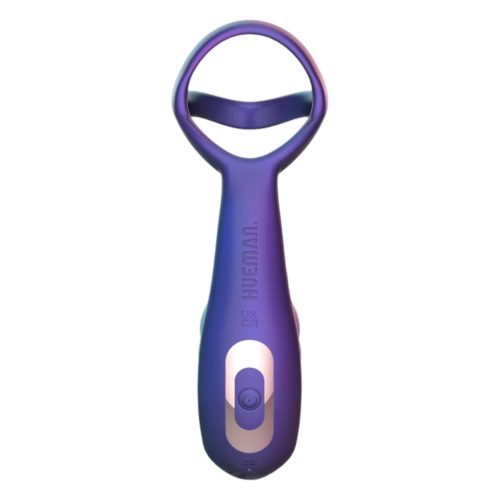 Hueman Stellar Force - anál vibrátor és péniszgyűrű (lila)