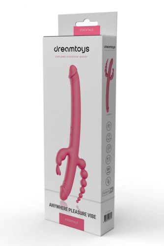 Dreamtoys Anywhere Pleasure Vibe - akkus, 4 ágú vibrátor (pink)