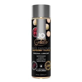   Jo Gelato fehér csokis málnás trüffel - ehető, vízbázisú síkosító (120ml)