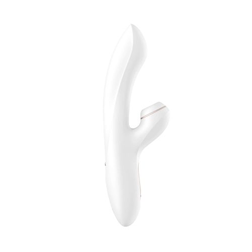 Satisfyer Pro+ G-spot - csiklóizgató és G-pont vibrátor (fehér)