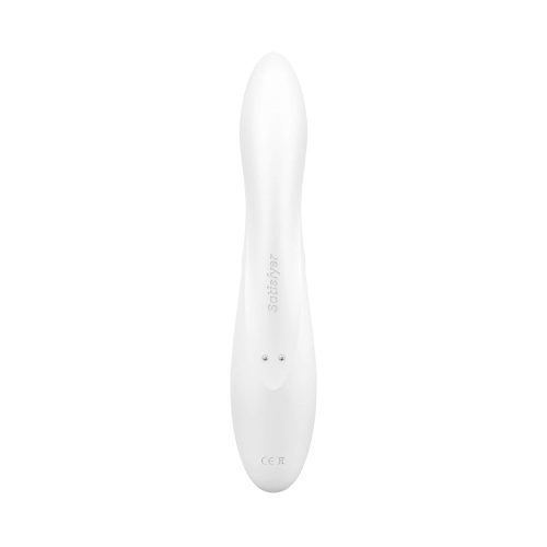 Satisfyer Pro+ G-spot - csiklóizgató és G-pont vibrátor (fehér)