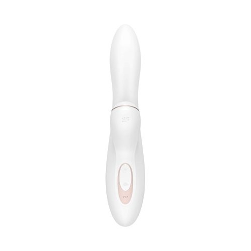 Satisfyer Pro+ G-spot - csiklóizgató és G-pont vibrátor (fehér)