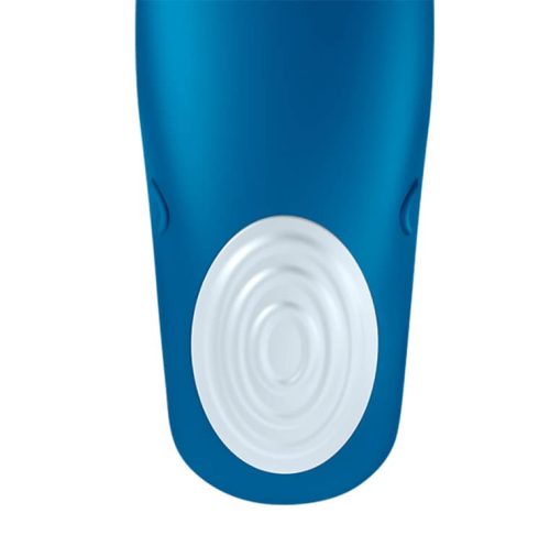 Satisfyer Double Whale - két-motoros vízálló, akkus párvibrátor (kék)