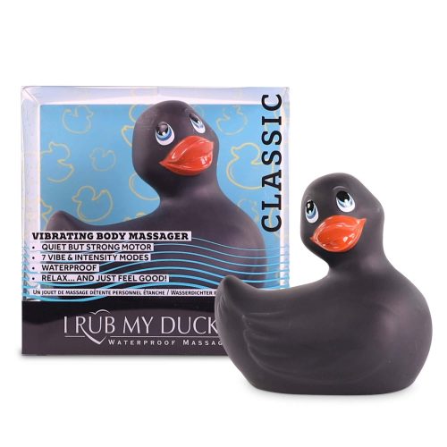 My Duckie Classic 2.0 - játékos kacsa vízálló csiklóvibrátor (fekete)